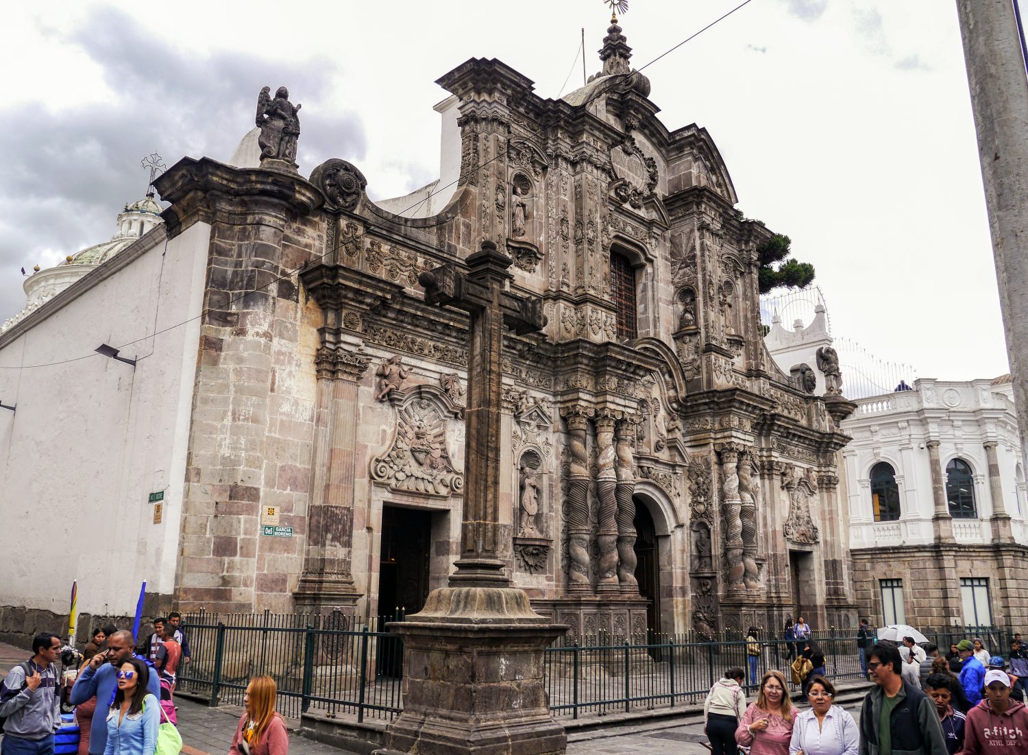 Quito. Kościół Jezuitów. Iglesia de La Compania de Jesus